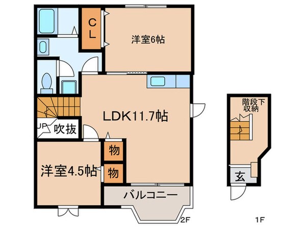 プルミエ気噴の物件間取画像